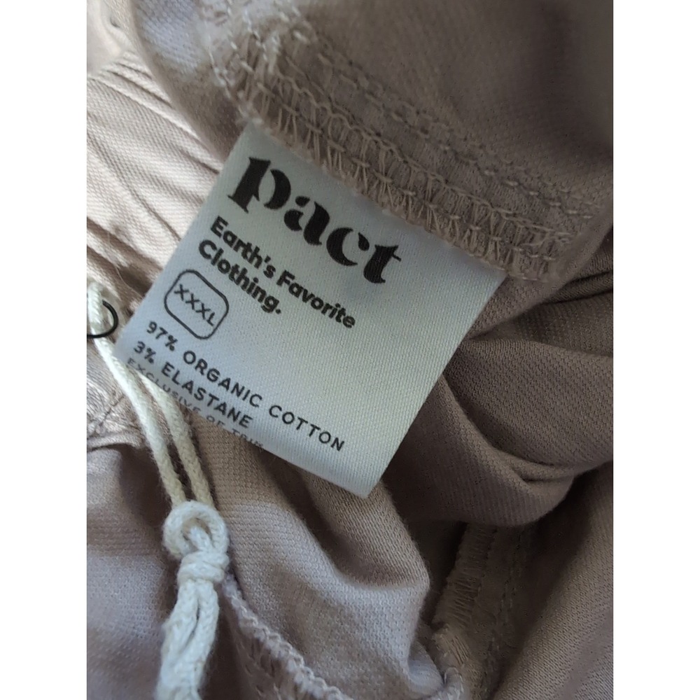 Pact Daily Twill Skirt Beige A Line Organic Cotton Casual Woman's XXXL(1659)G - Picture 5 of 6